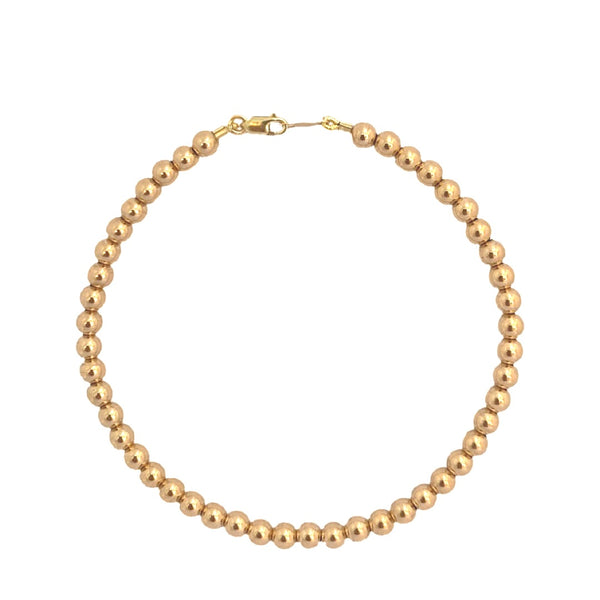 Freshwater Pearls and 14K Yellow Gold Beads Bracelet – Lireille