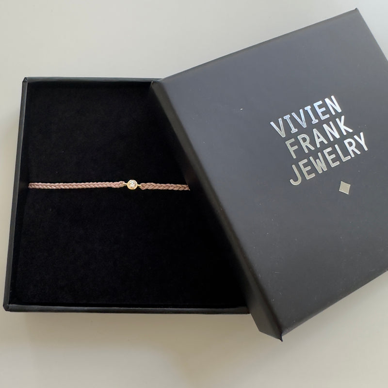 14k diamond friendship bracelet