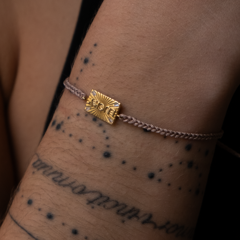 14k word friendship bracelet