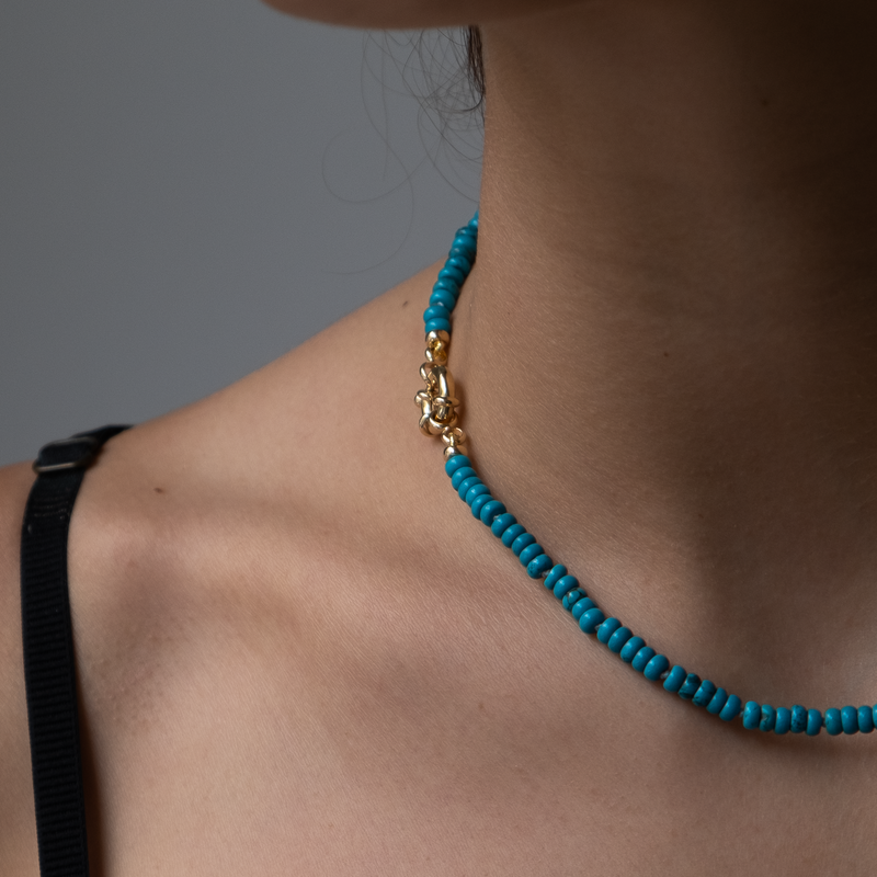 Knotted Turquoise necklace