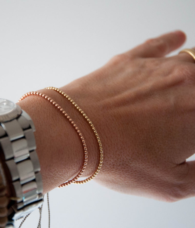 1 Gram Gold Forming Rudraksh in Round Delicate Design Bracelet for Men -  Style B985 – Soni Fashion®