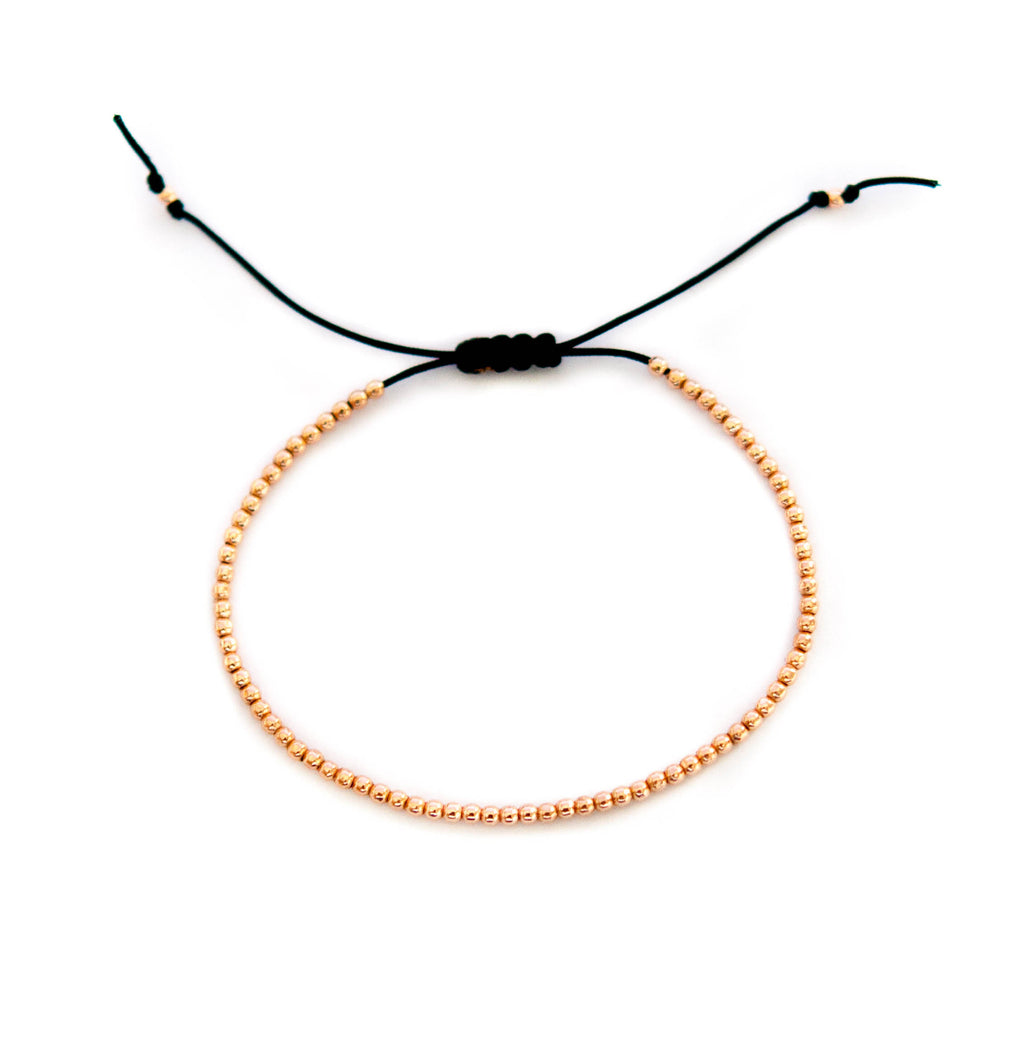 Minimalist Ball Necklace in 14k Gold – Vivien Frank Designs