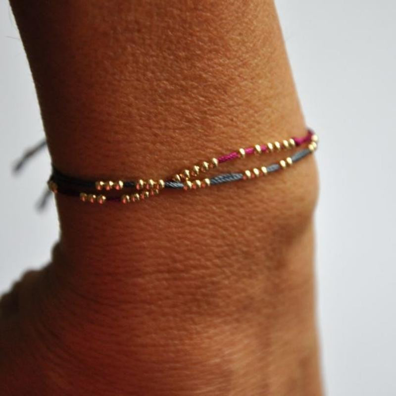 Black and Gold Beaded Best Friend Bracelets for Women | ELLIOT LANE –  Elliot Lane